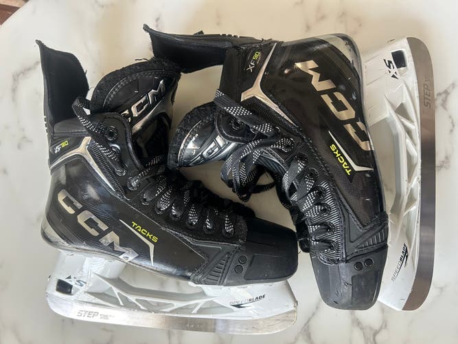 2024 CCM Tacks XF 90 Hockey Skates Extra Wide Width 7.5 (Used)