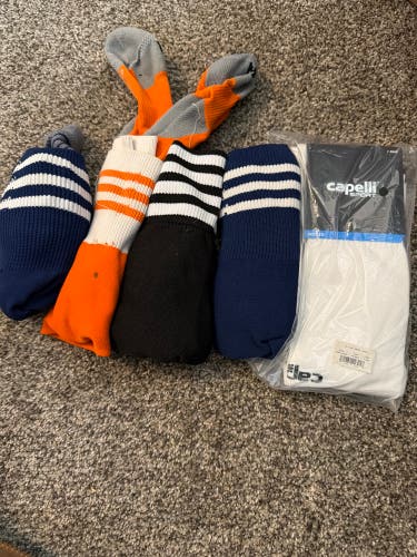 Blue Adult Unisex Medium Adidas Socks (Used)
