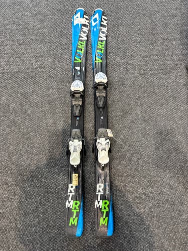 Volkl RTM Jr 120 cm Skis With Marker 7.0 Bindings (Used)