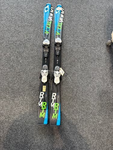 Volkl RTM Jr 130 cm Skis With Marker 7.0 Bindings (Used)