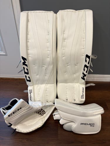 33" CCM Premier R1.9 Full Set ( Pads/Glove/Blocker) - Like New, Used 2x