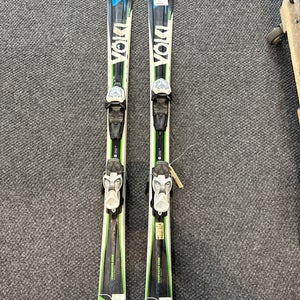 Volkl RTM Jr 130 cm Skis With Marker 4.5 Bindings (Used)