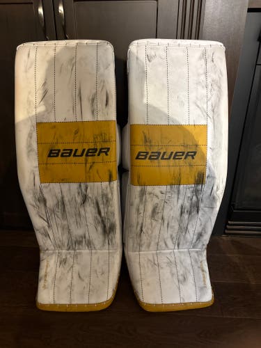 2024 CUSTOM PRO Bauer Supreme Shadow Goalie Leg Pads (Used)