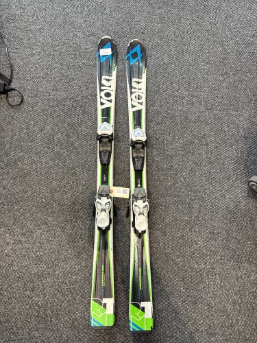 Volkl RTM Jr 130 cm Skis With Marker 4.5 Bindings (Used)