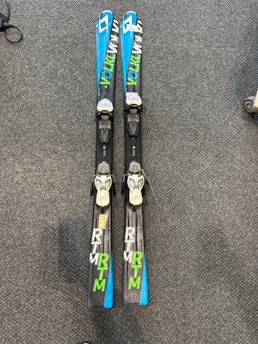Volkl RTM Jr 130 cm Skis With Marker 4.5 Bindings (Used)