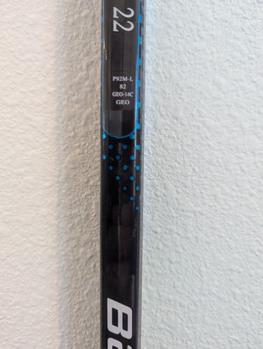 Bauer NEXUS GEO Hockey Stick LEFTY P92M 82 flex Senior D1 Pro Stock