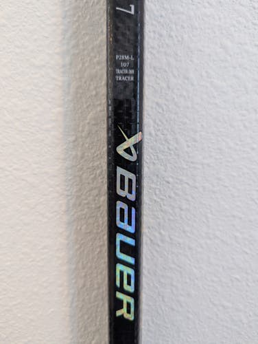 Bauer NEXUS TRACER Hockey Stick LEFTY P28M 107 flex Senior D1 Pro Stock  4" factory ext