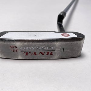 Odyssey Tank 1 Putter 38.5" Mens RH - NEw Grip