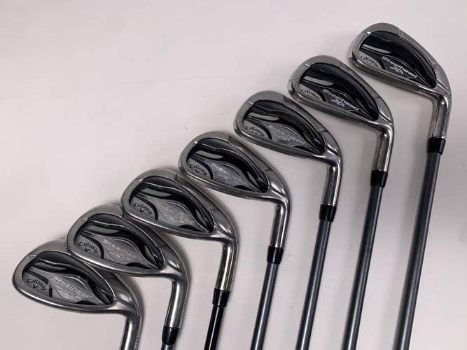 Callaway Steelhead XR Iron Set 5-PW+GW Matrix Ozik Program F15 60g Regular RH