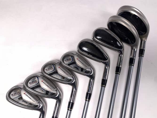 Adams Idea Tech OS Iron Set 3-PW YS+ 60g Regular Graphite Mens RH