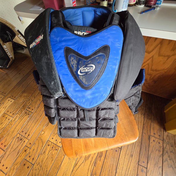 Large BROWN JB554 Goalie Chest Protector (Used)