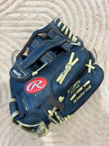 Brown Rawlings Highlight Series RH Baseball Glove 11.5" (Used)