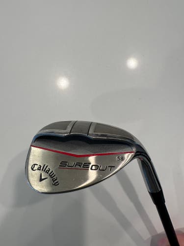 Men's 2017 Callaway Sure Out Right Handed Wedge 58 Degree (Used)