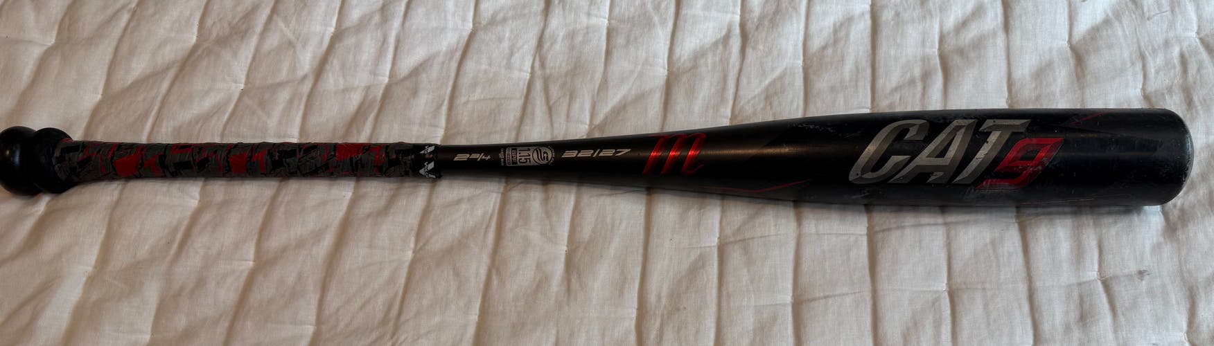 Marucci CAT9 Alloy USSSA Certified Bat (-5) 27 oz 32" (Used)
