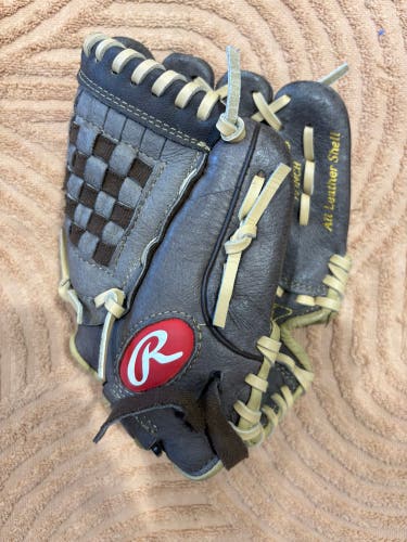 Brown Rawlings Highlight Series RH Baseball Glove 10" (Used)