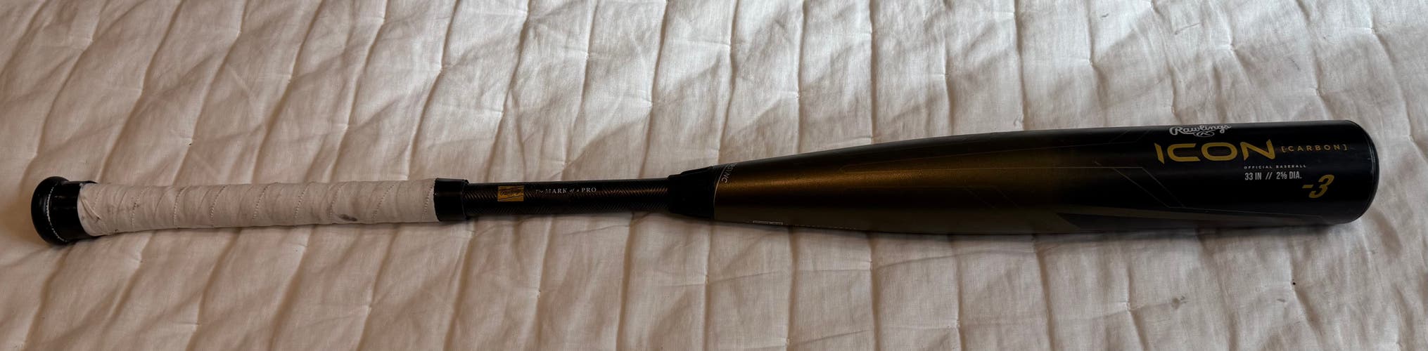 2024 Rawlings Icon Composite BBCOR Certified Bat (-3) 30.5 oz 33" (Used)