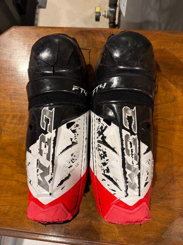 Senior CCM JetSpeed FT4 13" Shin Pads (Used)