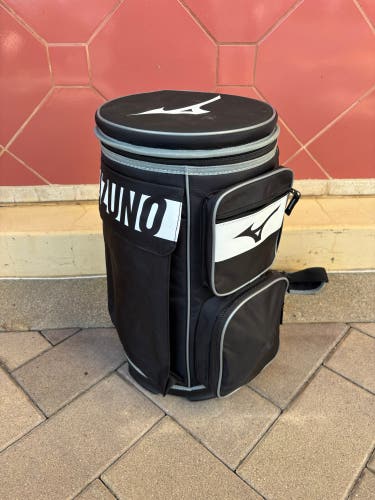 Mizuno Organizer Coaches Ball Bag w/ 34 Assorted Little League Balls