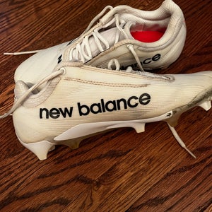 White Unisex Size M 9.0 (W 10.0) Adult New Balance Burn X4 Low Top Trainers (Used)