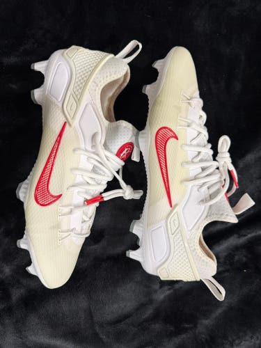 White Men's Size M 11.5 (W 12.5) Adult Nike Huarache Low Top (New)