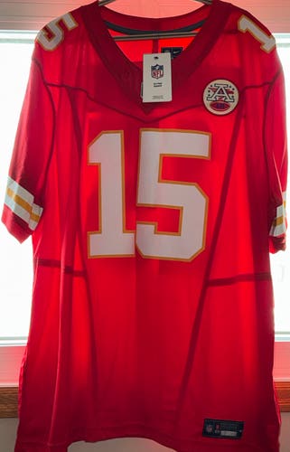 Brand New Patrick Mahomes Kansas City Chiefs (#15) Red Nike Jersey 3XL