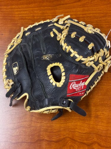 Black Rawlings Highlight Series RH Catcher's Baseball Glove 31.5" (Used)