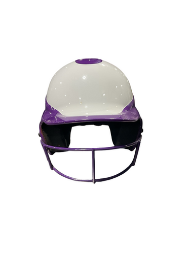 Used RIP-IT PURPLE AND WHITE Batting Helmet w/Mask Purple SM 11834-S000049148