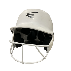 Used Easton WHT HELMET Batting Helmet w/Mask White MD 11834-S000049127