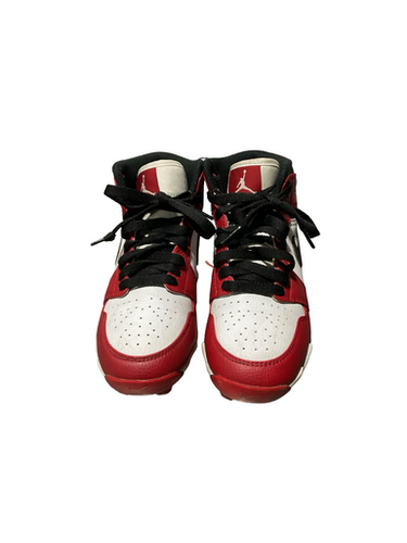 Used Jordan AIR JORDAN BLK/RED/WHT CLEATS BB/SB Cleats Red Junior 02 11834-S000049151