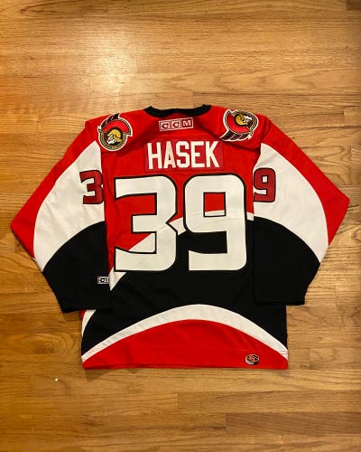 Vintage Dominik Hasek Ottowa Senators Hockey Jersey