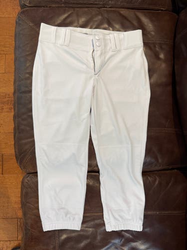 White Women's Medium Adult Champro Game Pants (New)