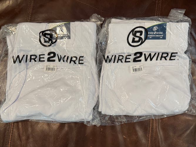 White Women's Medium Adult Game Pants (New)