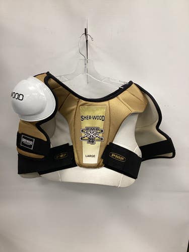 Used Sher-wood PMP X4 Senior Shoulder Pads LG 11851-S000045361