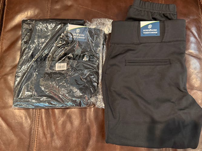 Black Women's Medium Adult Game Pants (New)