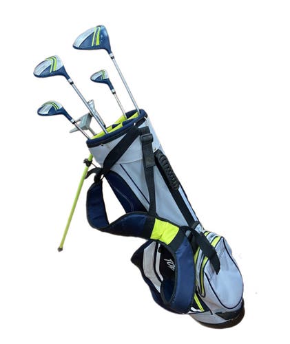 Top Flite Mens Golf Club Set 6 Pcs With Bag (Dr, 3w, 3hy,4Hy,8,Putter)