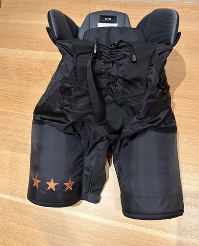 Pro Stock Bauer Nexus Lite Pants Black Senior Medium Capitals Reverse Retro 2.0
