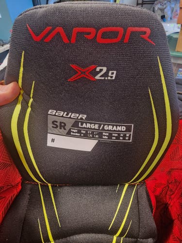 Men's Senior Large Bauer Vapor X2.9 Hockey Pants (New)