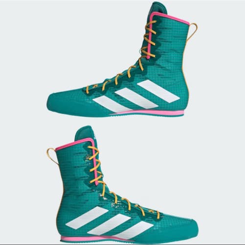 Adidas Box Hog 4 Boxing Shoes Green Mens Size 13 JR5382