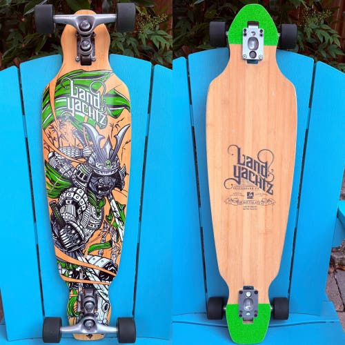 Landyachtz Skateboards Bamboo Battle Axe Complete Longboard Skateboard 9.0”x 35”