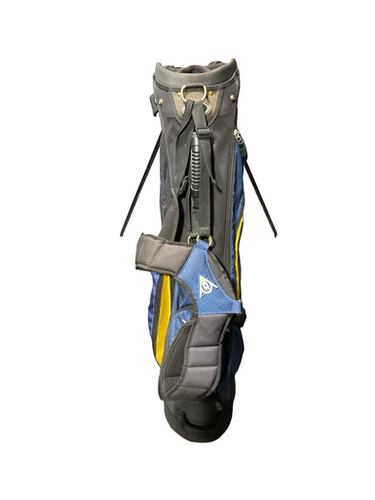 Used Dunlop BLU/YELLOW STAND Mens Stand Bag Navy Blue 11834-S000048934
