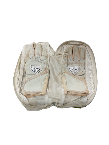 Used BB/SB Batting Gloves White MD 11834-S000048948