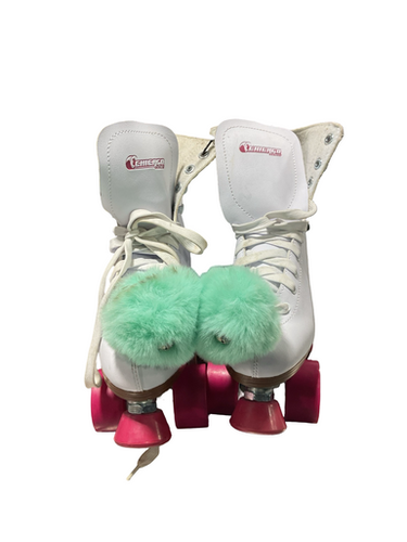 Used Chicago WHT/PINK QUAD SKATES Senior Roller Quad Skates White Senior 6 11834-S000049070