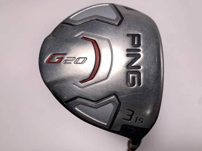 Ping G20 3 Fairway Wood 15* TFC169F Stiff Graphite Mens RH DENT