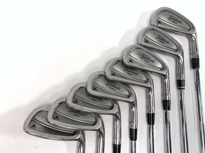 Titleist DCI 990 Iron Set 3-PW True Temper Dynamic Gold X100 Stiff Steel Mens RH