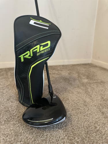Men's 2021 Cobra RAD Speed XB Right Handed Driver Stiff Flex 9 Loft (Used)