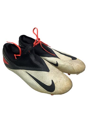 Used Nike PHANTOM SN Soccer Cleats Black And White Senior 7.5 11347-S000267165