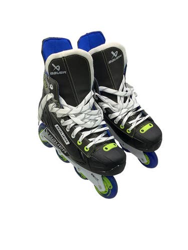Used Bauer XR Roller Hockey Skates Black Senior 9 11347-S000267162