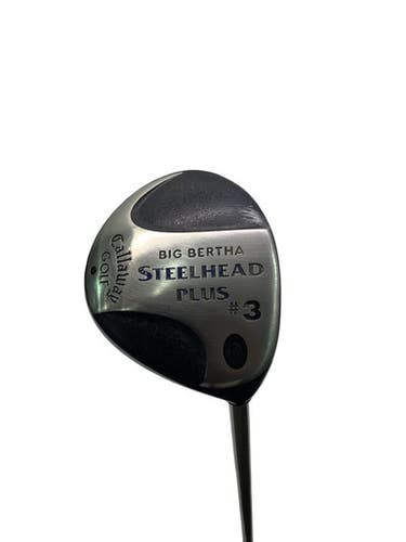 Used Callaway BIG BERTHA STEEL HEAD 3 PLUS Mens Fairway Wood RH 3 Wood 11347-S000267154