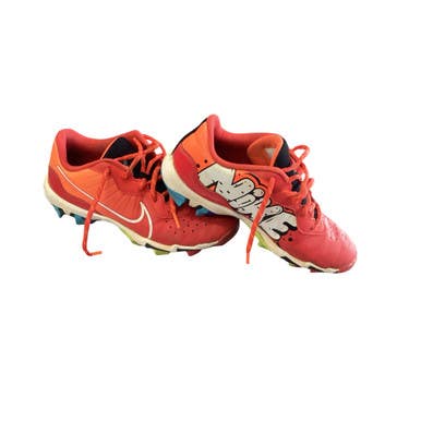 Used Nike DIAMOND BB/SB Cleats Red Junior 05 11760-S000090569