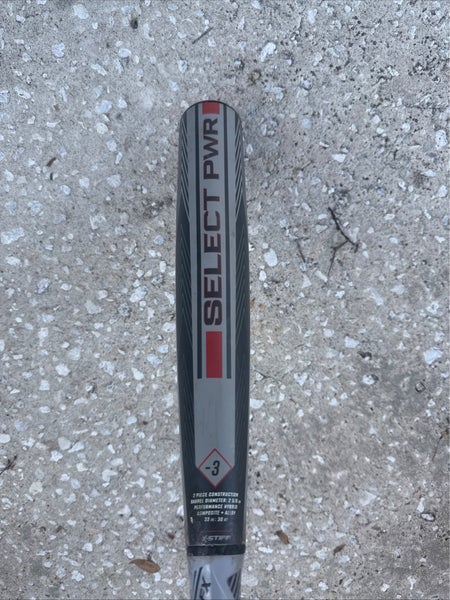 2026 Louisville Slugger Select PWR Hybrid BBCOR Certified Bat (-3) 30 oz 33" (Used)